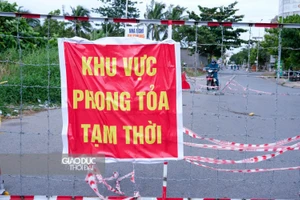 khu vực phong toả tạm thời phường Hưng Lợi (quận Cái Răng).