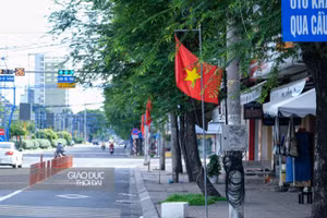 Cờ, hoa... dịp lễ Quốc khánh 2/9 năm nay có phần hạn chế hơn so với mọi năm.