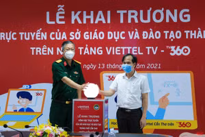 Cần Thơ mở kênh học tập trực tuyến qua nền tảng Viettel TV.