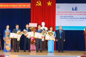 VLUTE có thêm 4 chương trình đào tạo đạt kiểm định chất lượng.