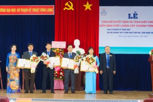 VLUTE có thêm 4 chương trình đào tạo đạt kiểm định chất lượng.