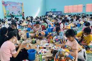 Quang cảnh hội thi.