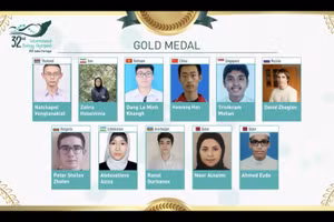 Bảng vàng Olympic Sinh học quốc tế 2021