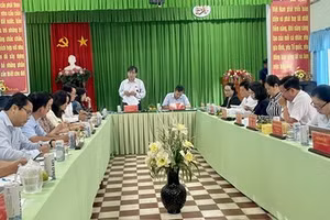 Quang cảnh buổi làm việc.