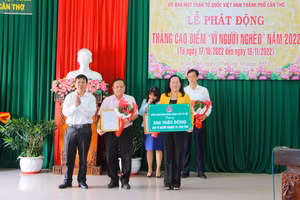 Phát động tháng cao điểm 'Vì người nghèo' tại Cần Thơ