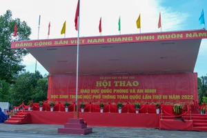 Hội thao Giáo dục QP&AN học sinh THPT toàn quốc lần thứ III năm 2022 được tổ chức tại TP Cần Thơ.