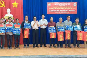 An Giang bàn giao nhà Đại đoàn kết cho hộ nghèo dịp Tết Quý Mão 2023.