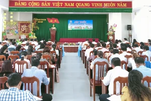 Quang cảnh lớp tập huấn.