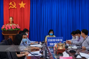 Sở GD&ĐT TP Cần Thơ họp trực tuyến nắm tình hình chuẩn bị kỳ thi tuyển sinh lớp 10.