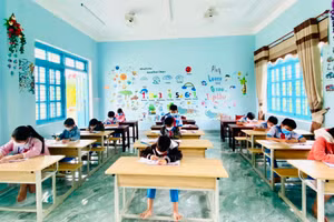 Học sinh trường Tiểu học Lê Quý Đôn. 