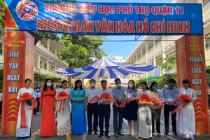 Trường Tiểu học Phú Thọ khánh thành "Không gian văn hoá Hồ Chí Minh" tại khuôn viên trường.