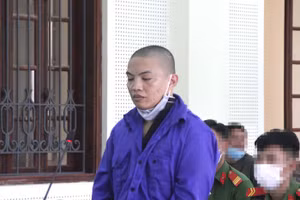 Bị cáo Nguyễn Chí Tuấn tại phiên tòa.