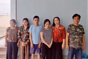 Chân dung 6 đối tượng cầm đầu đường dây đánh bạc bằng hình thức ghi lô đề. 