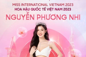 Á hậu Phương Nhi tham dự Hoa hậu Quốc tế