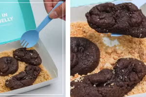 Món bánh có hình dạng "kỳ quái" gây sốt ở Singapore