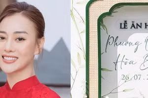 Cận cảnh nhan sắc Phương Oanh trong lễ ăn hỏi với Shark Bình 