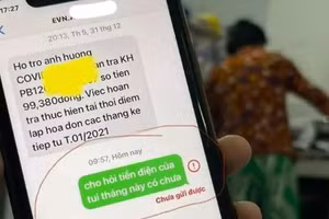 Cô gái phì cười vì tin nhắn mẹ gửi đến tổng đài điện lực