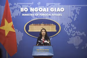 Người phát ngôn Bộ Ngoại giao Lê Thị Thu Hằng.