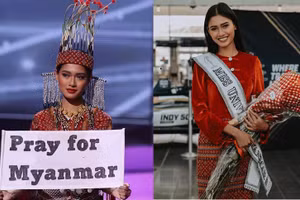 Bác tin đồn bị truy nã, Hoa hậu Hoàn vũ Myanmar ở lại Mỹ với tư cách dân tị nạn