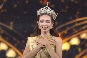 Truyền thông quốc tế đồng loạt đưa tin Thùy Tiên đăng quang Miss Grand International 2021