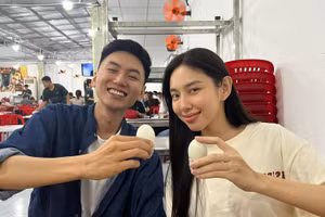 Hành động bất ngờ của Thùy Tiên với YouTuber Khoai Lang Thang 