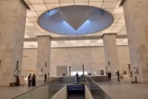 Hội trường xác ướp hoàng gia ở Bảo tàng Quốc gia về nền văn minh Ai Cập (NMEC).