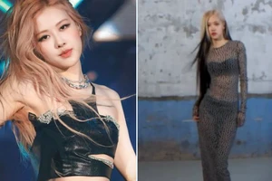 Rosé (BLACKPINK) gây mê hoặc với váy xuyên thấu táo bạo