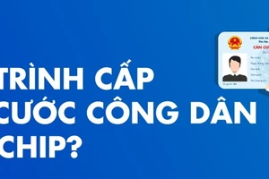 Quy trình cấp căn cước công dân gắn chip