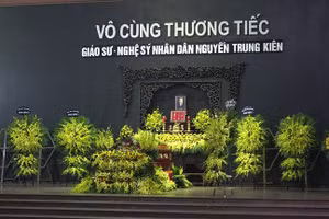 Tang lễ NSND Trung Kiên.
