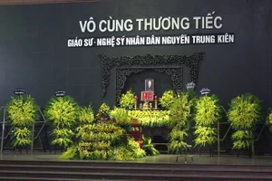 Tang lễ NSND Trung Kiên.