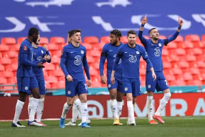 Chelsea đánh bại Man City 1-0 để vào chung kết FA Cup. (Ảnh: Getty).