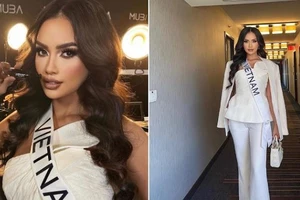 Dàn Hoa hậu, Á hậu tiếp sức Ngọc Châu trước giờ bán kết Miss Universe 2022