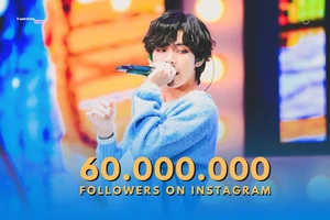 V(BTS) lập kỷ lục thế giới mới trên Instagram