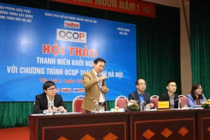 Các chuyên gia giải đáp thắc mắc của đoàn viên thanh niên huyện Gia Lâm về OCOP.