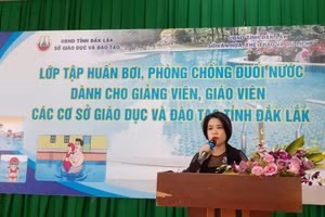 Đắk Lắk: 100% học viên đạt chuẩn kỹ năng phòng, chống đuối nước trong trường học