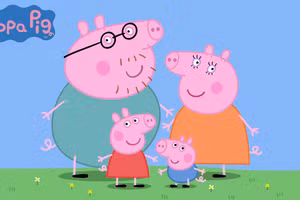 Phim hoạt hình Peppa Pig.