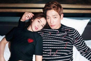 Bi Rain và Kim Tae Hee.