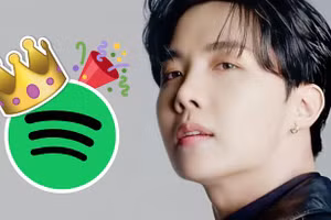 J-Hope (BTS) trở thành nghệ sĩ solo Hàn Quốc đầu tiên và duy nhất có 6 triệu người theo dõi trên Spotify.