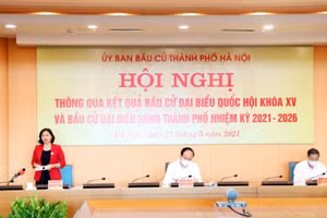 Phó Bí thư Thường trực Thành ủy Nguyễn Thị Tuyến đánh giá cao thành công của cuộc bầu cử.