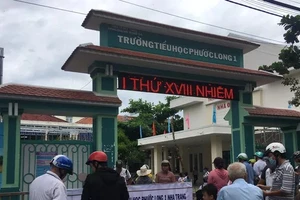 Trường Tiểu học Phước Long 1 nơi xảy ra sự việc