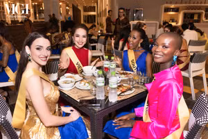 Thí sinh Miss Grand International nơm nớp lo... tăng cân