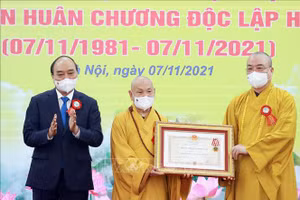 Chủ tịch nước dự Đại lễ kỷ niệm 40 năm thành lập Giáo hội Phật giáo Việt Nam