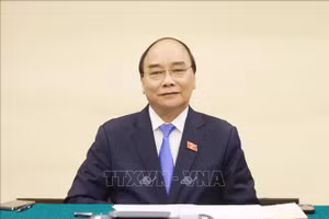 Chủ tịch nước Nguyễn Xuân Phúc. Ảnh: Thống Nhất/TTXVN.