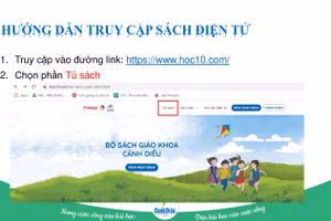 Sách điện tử Cánh Diều là sản phẩm hiện đại, cho phép cá nhân hóa việc học tập  