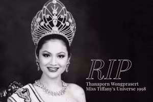 Hoa hậu chuyển giới đầu tiên của Thái Lan bất ngờ qua đời ở tuổi 47