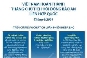 Việt Nam hoàn thành tháng Chủ tịch Hội đồng Bảo an Liên hợp quốc