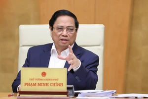 Thủ tướng - Phạm Minh Chính đặc biệt lưu ý thúc đẩy các động lực tăng trưởng mới, phấn đấu đạt cao nhất các chỉ tiêu, mục tiêu năm 2023. (Ảnh: VGP/Nhật Bắc)