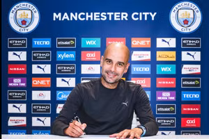 Pep Guardiola đã tái ký hợp đồng thêm 2 năm với Man City.