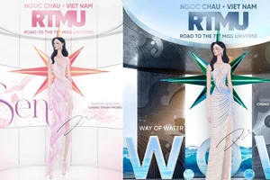 Tranh cãi váy dạ hội của Ngọc Châu tại bán kết Miss Universe