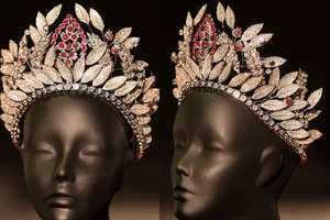 Cận cảnh vương miện Miss Charm 2023 lấy cảm hứng từ vòng nguyệt quế